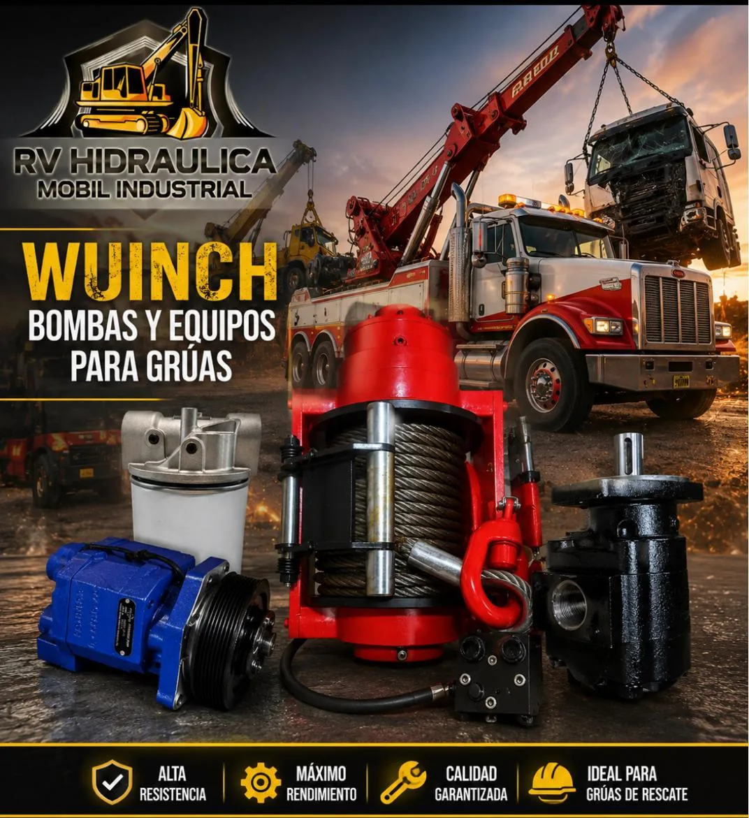Wuinch, bombas y equipos para grúas de rescate